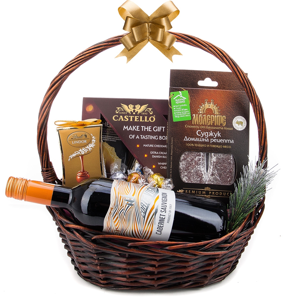 Коледна Подаръчна Кошница The Basket - 983