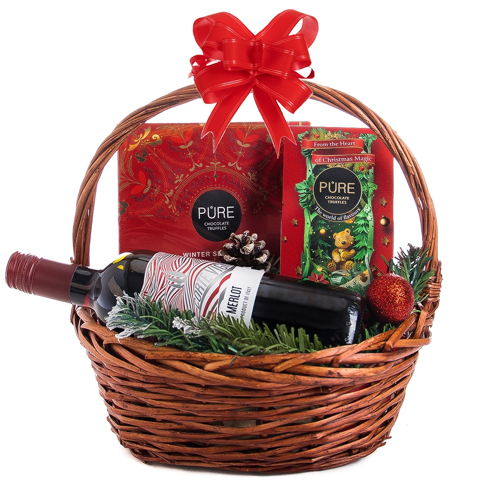 Коледна подаръчна кошница The Basket - 1003