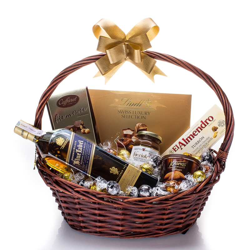 Луксозна Подаръчна Кошница Royalty Blue - 170