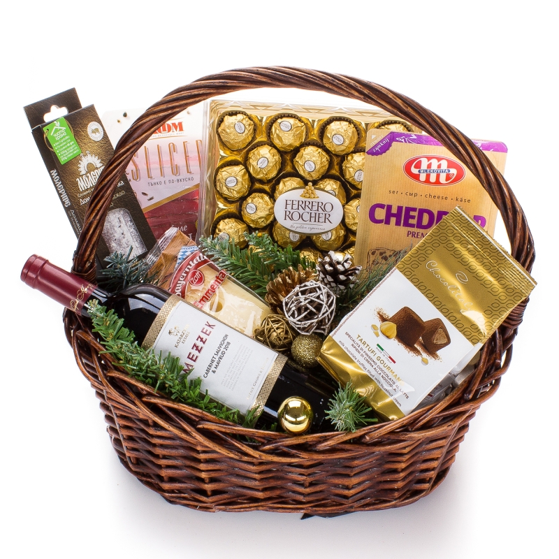 Коледна Подаръчна Кошница The Basket - 421