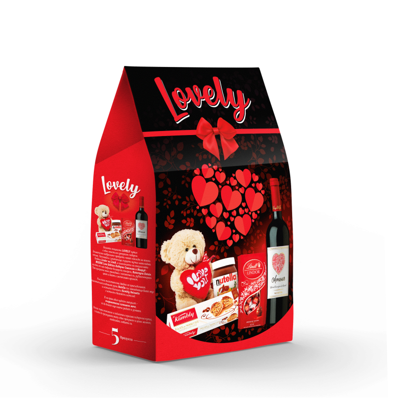 Подаръчна кутия за Свети Валенти Lovely - 500