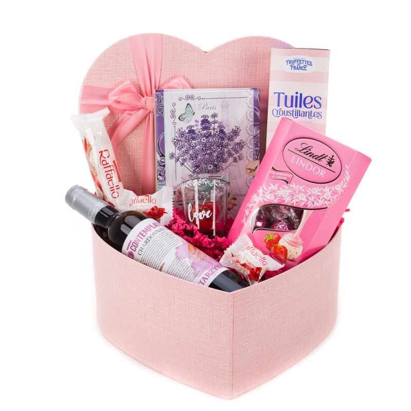 Голяма подаръчна кутия сърце The Basket - 902