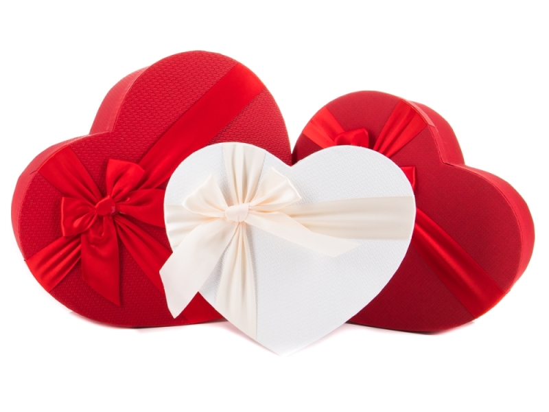 Голяма подаръчна кутия сърце The Basket - 894