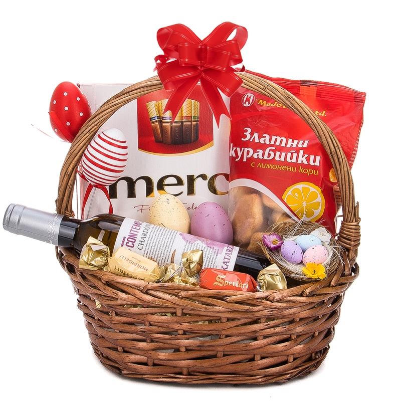 Подаръчна кошница за Великден - 929